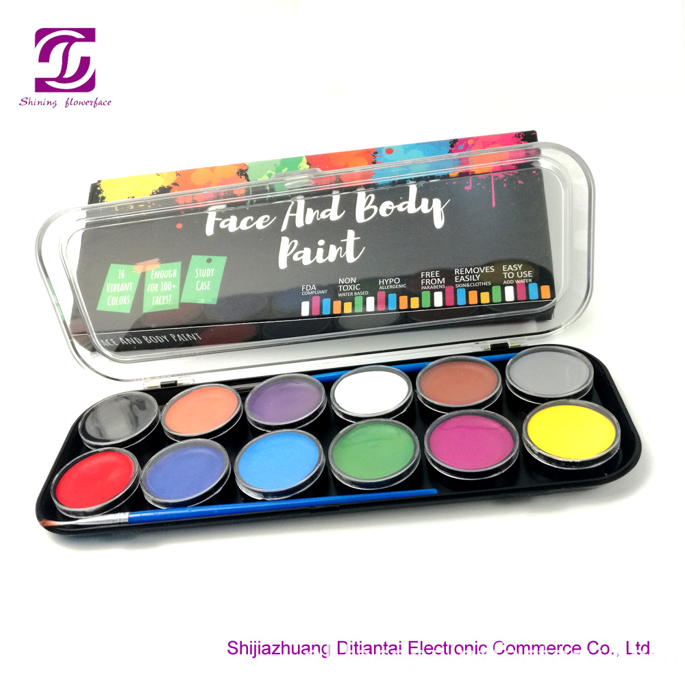 12 kleuren gezichtsverf 12 Colors Face Paint